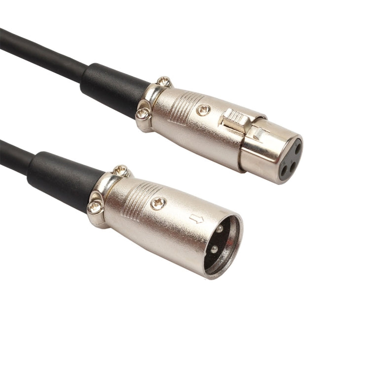 Cabo de Microfone XLR Macho 3 Pinos para XLR Fêmea 5m