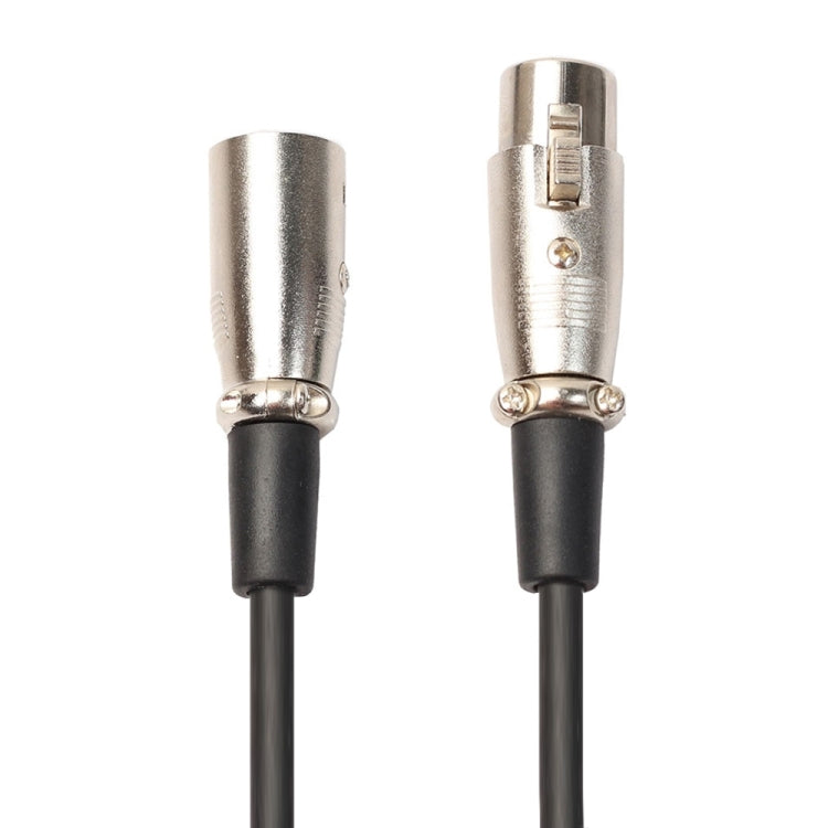 Cabo de Microfone XLR Macho 3 Pinos para XLR Fêmea 5m