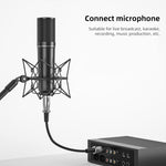 Cabo de Microfone XLR Macho 3 Pinos para XLR Fêmea 5m