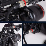 Cabo de microfone blindado MIC XLR macho de 3 pinos para XLR fêmea, comprimento: 3m (Vermelho)