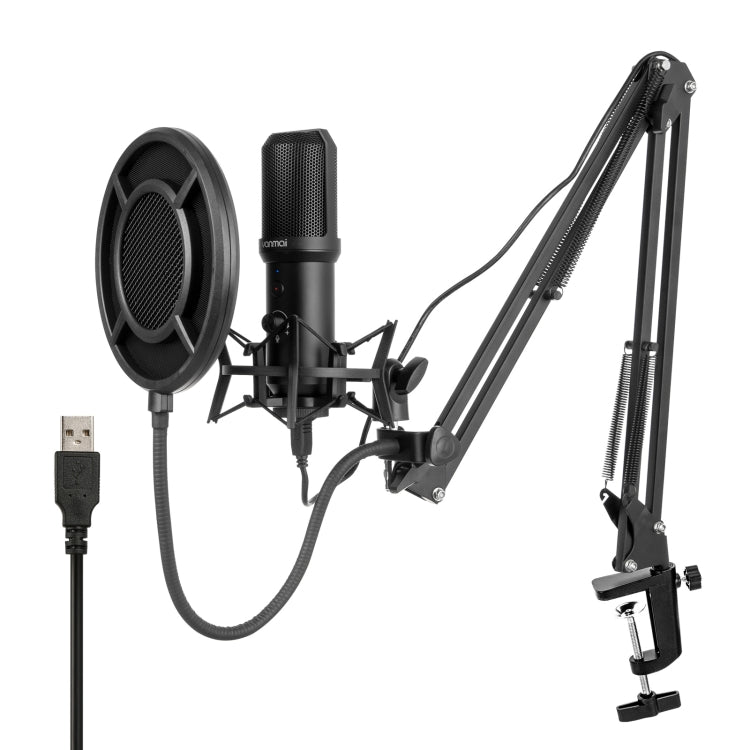 Kit de microfone USB para gravação Yanmai Q10B, Q10B