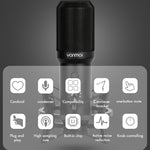 Kit de microfone USB para gravação Yanmai Q10B, Q10B