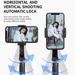 Estabilizador Gimbal Q08 com Controlo Remoto Bluetooth Tripé Bastão Selfie, Q08 (Preto), Q08 (Branco)