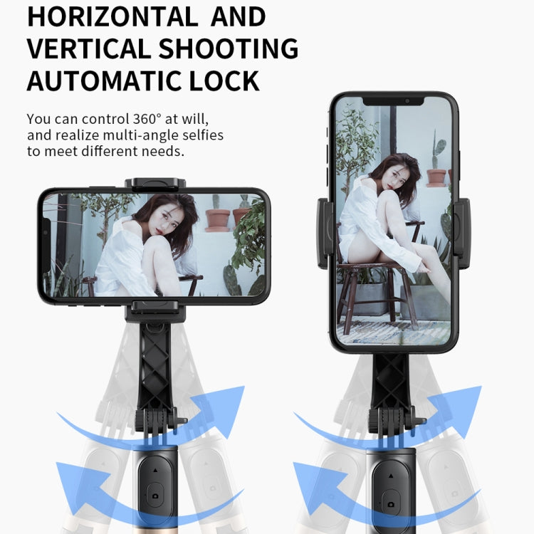 Estabilizador Gimbal Q08 com Controlo Remoto Bluetooth Tripé Bastão Selfie, Q08 (Preto), Q08 (Branco)