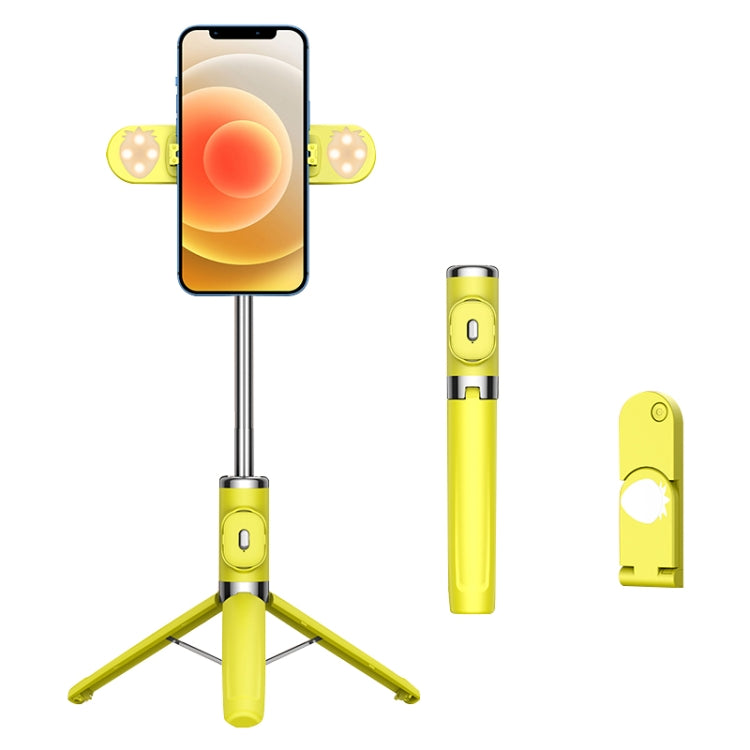 Tripé com Controlo Remoto Bluetooth e Luz Dupla de Preenchimento para Selfie, Luz Dupla de Preenchimento (Preto), Luz Dupla de Preenchimento (Verde), Luz Dupla de Preenchimento (Vermelho), Luz Dupla de Preenchimento (Amarelo)