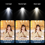 Tripé com Controlo Remoto Bluetooth e Luz Dupla de Preenchimento para Selfie, Luz Dupla de Preenchimento (Preto), Luz Dupla de Preenchimento (Verde), Luz Dupla de Preenchimento (Vermelho), Luz Dupla de Preenchimento (Amarelo)