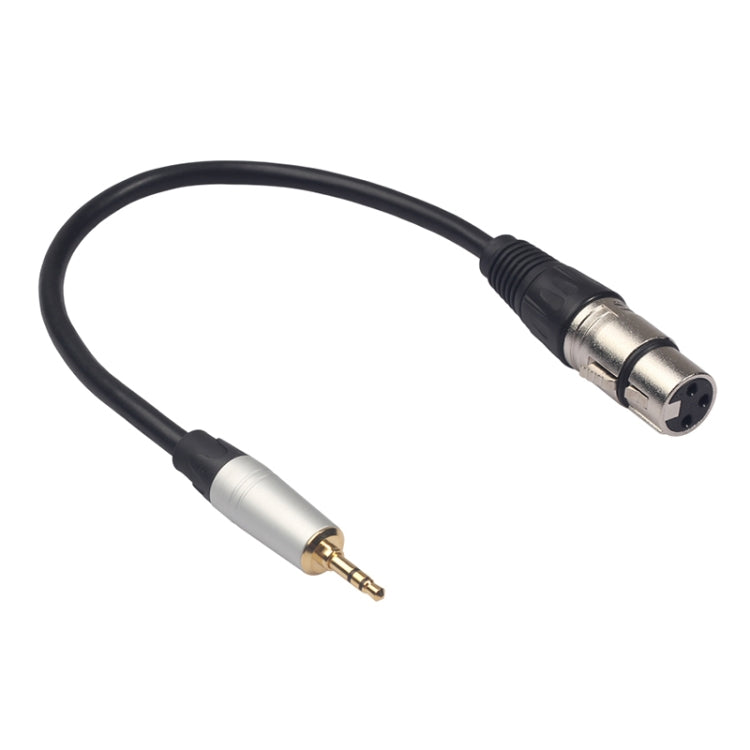 Cabo de Áudio TC210KF183 3,5mm Macho para XLR Fêmea, Comprimento: 0,3m, 3,5mm Macho para XLR Fêmea