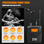 Sistema de monitor intra-auricular sem fios UHF para cantor de palco XTUGA RW2080, recetor BodyPack único RW2080