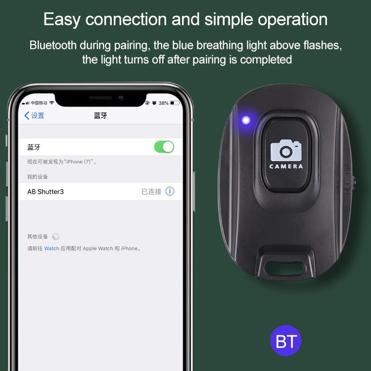 Selfie Bluetooth Sem Fios com Um Botão, Um Botão