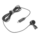 BOYA BY-M3-OP Microfone Lavalier Digital Clip-on para DJI OSMO Pocket, BY-M3-OP