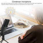 Yanmai SF-970 Microfone Condensador Profissional para Gravação de Som com Suporte Tripé & Cabo USB, Comprimento do Cabo: 1,8m