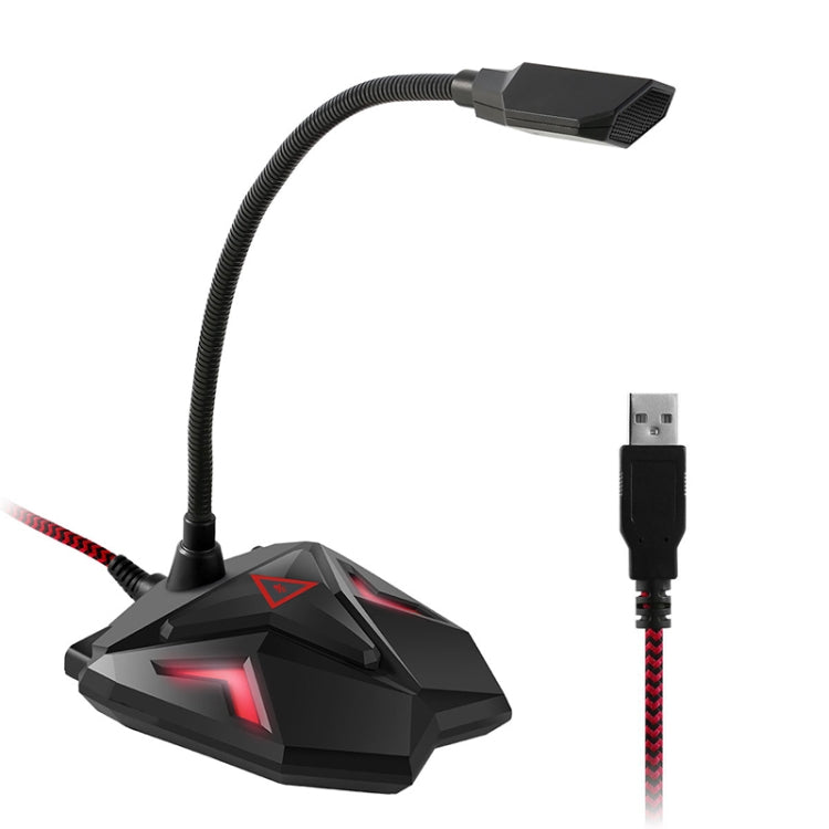 Microfone de Jogo Capacitivo G55 com Indicador LED