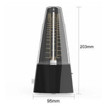Metrónomo Mecânico Universal para Piano Guitarra Bateria Violino Cítara, Versão Clássica, Versão Clássica
