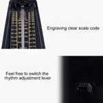 Metrónomo Mecânico Universal para Piano Guitarra Bateria Violino Cítara, Versão Clássica, Versão Clássica