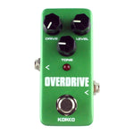 Pedal de Efeitos Monobloco de Sobrecarga de Som de Tubo Mini Guitarra Elétrica KOKKO FOD3, FOD3