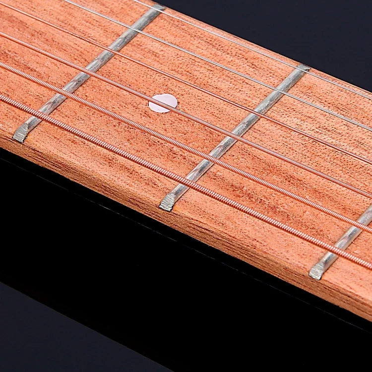 Ferramenta Portátil de Bolso para Prática de Guitarra com 6 Trastes para Iniciantes, Ferramenta de Prática de Dedilhado com 6 Trastes