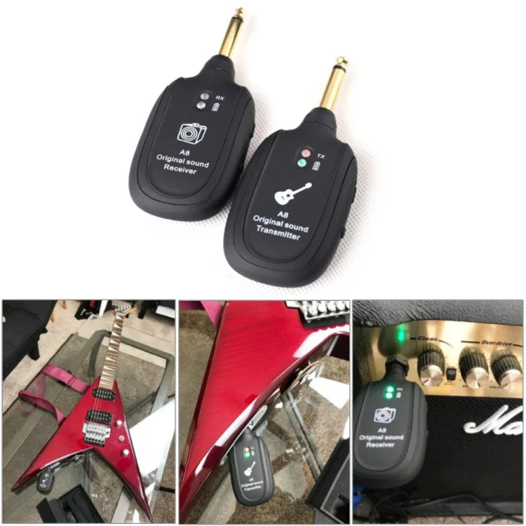 Sistema de Transmissão Sem Fios para Captura de Som de Guitarra Elétrica, Captura de Som Sem Fios para Guitarra