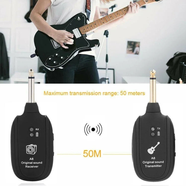 Sistema de Transmissão Sem Fios para Captura de Som de Guitarra Elétrica, Captura de Som Sem Fios para Guitarra