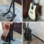 Suporte Universal Dobrável Vertical em Metal para Guitarra, Suporte de Guitarra em Metal