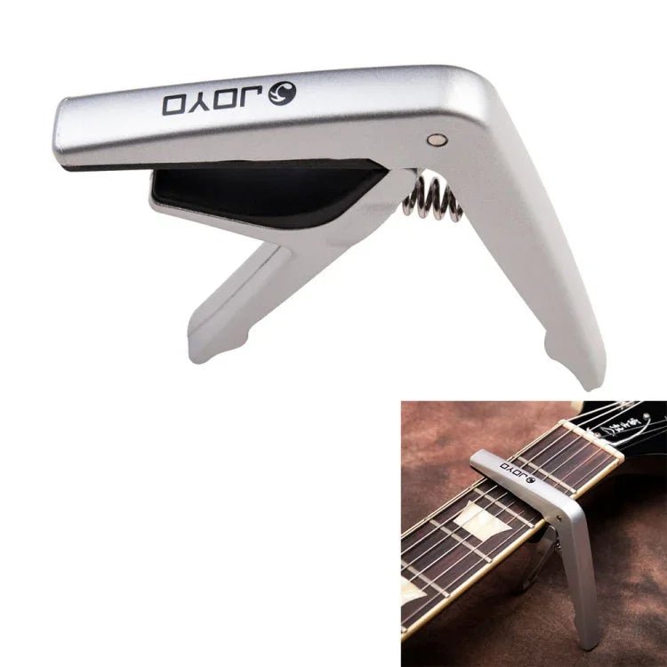 Capotraste de Plástico e Aço Leve para Guitarra JOYO JCP-01, Capotraste para Ukulele, JCP-01