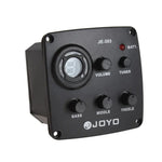 JOYO JE-303 Captador de Guitarra com Pré-amplificador, Equalizador de 3 Bandas e Afinador, JE-303