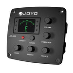 JOYO JE-305 Captador de Guitarra com Pré-amplificador, Equalizador de 4 Bandas e Afinador, JE-305
