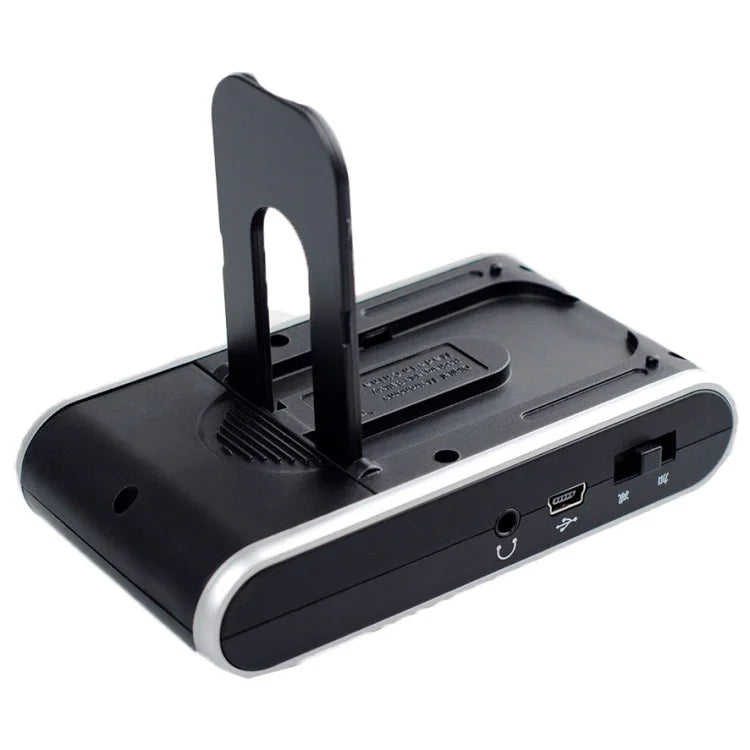 JOYO JM-90 Mini Indicador LED Portátil Recarregável com Clip, Metrónomo Eletrónico Digital, Gerador de Tons e Afinador para Guitarra, Violino, Ukulele, JM-90 (Preto), JM-90 (Branco)
