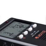 JOYO JM-90 Mini Indicador LED Portátil Recarregável com Clip, Metrónomo Eletrónico Digital, Gerador de Tons e Afinador para Guitarra, Violino, Ukulele, JM-90 (Preto), JM-90 (Branco)