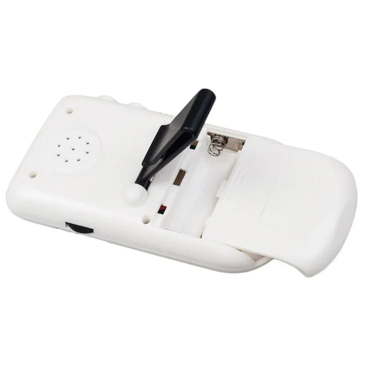 JOYO JM-91 Mini Metrónomo Vocal Multifuncional Portátil, Metrónomo Eletrónico Digital, Gerador de Tons e Afinador para Guitarra, Violino, Ukulele, JM-91 (Branco)