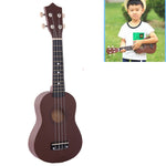 Ukulele HM100 de 21 polegadas em Madeira Basswood para Crianças, Instrumento Musical de Iniciação