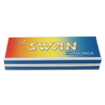 Harmónica Polifónica de 24 Furos Dupla Face Swan SW24-12A para Iniciantes Adultos e Crianças, SW24-12A Harmónica Polifónica de 24 Furos