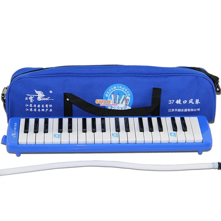 Melódica de Acordeão com 37 Teclas Swan SW37J para Crianças Estudantes Iniciantes Instrumentos Musicais, Harmónica Polifónica Swan SW37J com 37 Teclas
