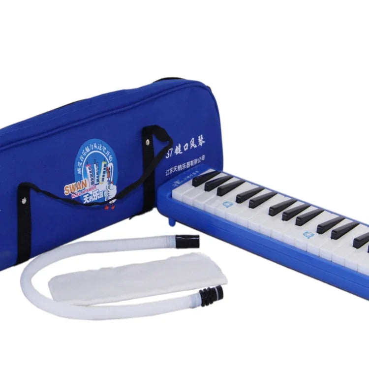Melódica de Acordeão com 37 Teclas Swan SW37J para Crianças Estudantes Iniciantes Instrumentos Musicais, Harmónica Polifónica Swan SW37J com 37 Teclas