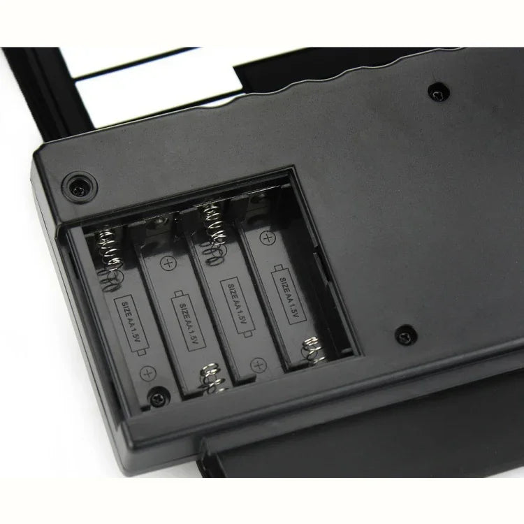 Teclado Piano Eletrónico Flexível Portátil de 61 Teclas com Colunas, 61 Teclas