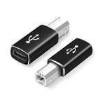 Adaptador Universal Tipo-C Fêmea para MIDI Macho para Instrumentos Musicais Electrónicos
