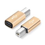 Adaptador Universal Tipo-C Fêmea para MIDI Macho para Instrumentos Musicais Electrónicos