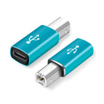 Adaptador Universal Tipo-C Fêmea para MIDI Macho para Instrumentos Musicais Electrónicos