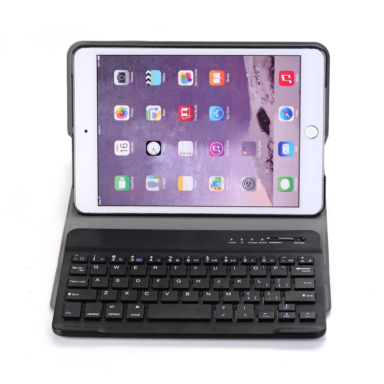 A03 para iPad mini 3 / 2 / 1 Capa para Tablet Ultra-fina Universal em ABS com Flip Horizontal + Teclado Bluetooth