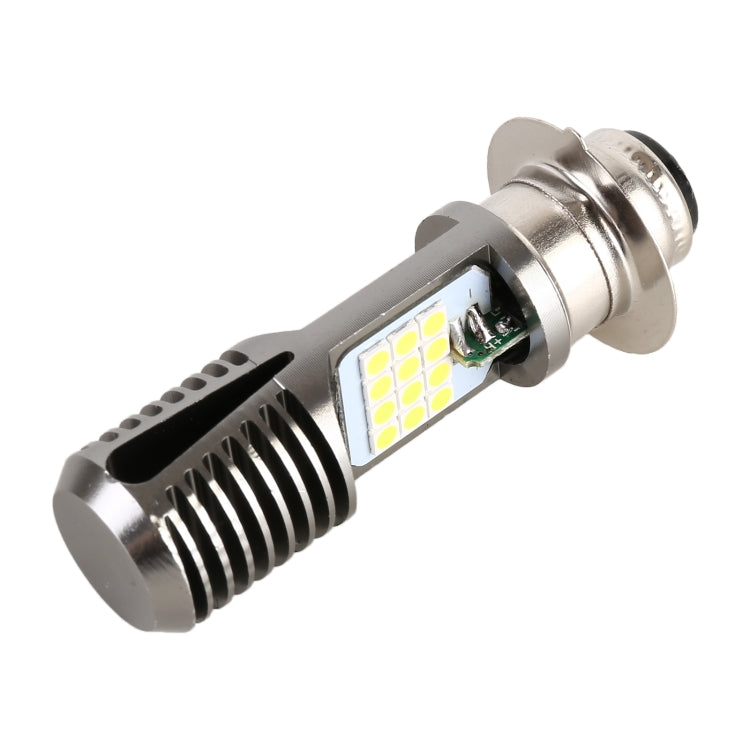 PX15D DC12V / 7.4W Motorcycle LED Headlight with 24LEDs SMD-3030 Lamp Beads, PX15D Style 2 (White Light), PX15D Style 2 (Yellow + White)