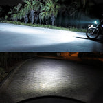 PX15D DC12V / 7.4W Motorcycle LED Headlight with 24LEDs SMD-3030 Lamp Beads, PX15D Style 2 (White Light), PX15D Style 2 (Yellow + White)