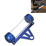 MP1001 Motorcycle Paper Car License Plate Placement Tube Waterproof Motorcycle Tax Tube Cylindrical Disc Paper Holder Air Vehicle License Plate Frame for Motorcycles, MP1001(White), MP1001(Black), MP1001(Blue), MP1001(Red)