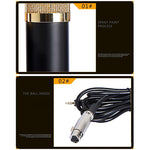 Conjunto de Microfone com Suporte Anti-Choque Metálico de Alta Gama para Rede K-Song BM-800, Kit BM800 Preto, Kit BM800 Rosa, Kit BM800 Azul, Kit BM800 Branco