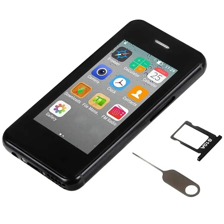 2,45 polegadas, Android 5.1 MTK6580 Quad Core, Suporte Bluetooth / WiFi, Rede: 3G, 1GB+8GB+32GB TF