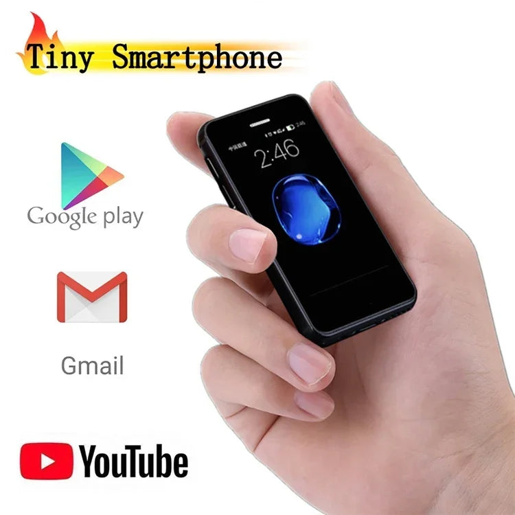 2,45 polegadas, Android 5.1 MTK6580 Quad Core, Suporte Bluetooth / WiFi, Rede: 3G, 1GB+8GB+32GB TF