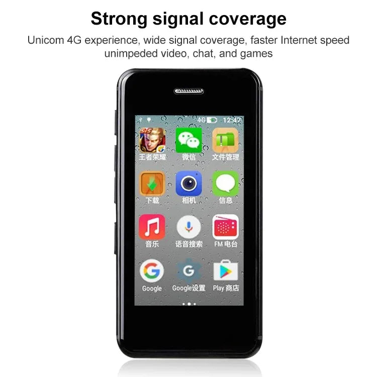 2,45 polegadas, Android 5.1 MTK6580 Quad Core, Suporte Bluetooth / WiFi, Rede: 3G, 1GB+8GB+32GB TF