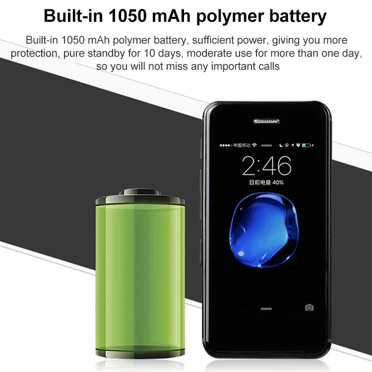 2,45 polegadas, Android 5.1 MTK6580 Quad Core, Suporte Bluetooth / WiFi, Rede: 3G, 1GB+8GB+32GB TF
