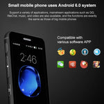 2,45 polegadas, Android 5.1 MTK6580 Quad Core, Suporte Bluetooth / WiFi, Rede: 3G, 1GB+8GB+32GB TF