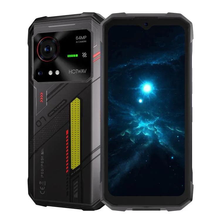 HOTWAV Hyper 7 Telemóvel Resistente, 8GB+256GB, 10800mAh, 6,6 polegadas Android 14 MediaTek Dimensity 7050 5G, Rede: 5G, OTG, NFC