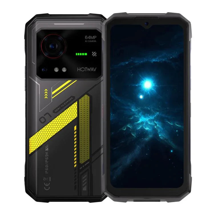 HOTWAV Hyper 7 Telemóvel Resistente, 8GB+256GB, 10800mAh, 6,6 polegadas Android 14 MediaTek Dimensity 7050 5G, Rede: 5G, OTG, NFC