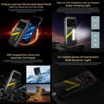 HOTWAV Hyper 7 Telemóvel Resistente, 8GB+256GB, 10800mAh, 6,6 polegadas Android 14 MediaTek Dimensity 7050 5G, Rede: 5G, OTG, NFC